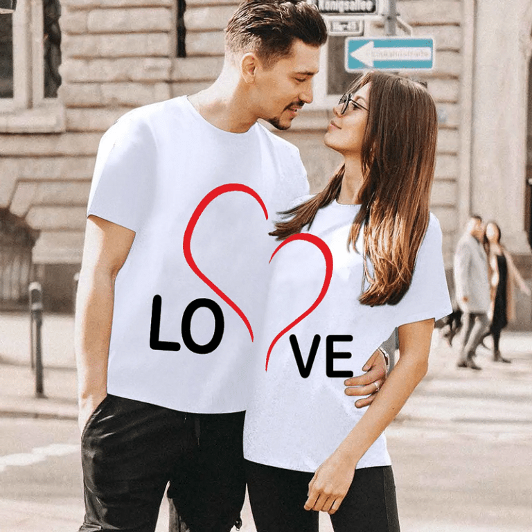 T-shirt - love personnaliser cadeau idéal pour le saint valentin